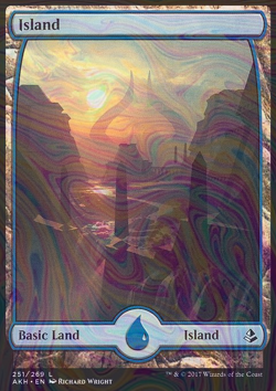 Foil Island - Amonkhet | MTG Card - Image 3