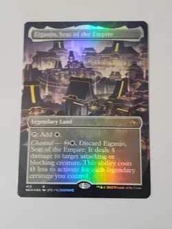 Eiganjo, Seat of the Empire (Borderless) Kamigawa: Neon Dynasty Foil - Image 1