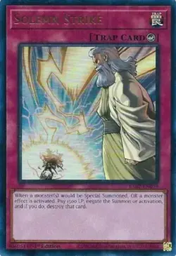 Solemn Strike - RA02-EN079 - Ultra Rare - 1st Edition NM Yugioh 25th Anniversary - Image 1