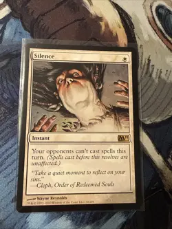 Magic: The Gathering Silence Instant White Rare Core Set 2011 (M11) Regular - Image 1