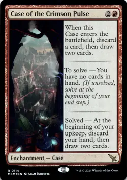 Case of the Crimson Pulse FOIL Murders at Karlov Manor Magic MTG NM - Image 1