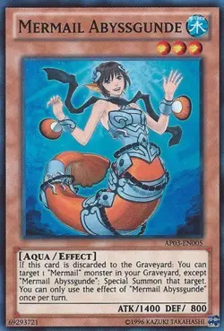 Mermail Abyssgunde - AP03-EN005 - Super Rare - Unlimited Edition NM Yugioh Astra - Image 1