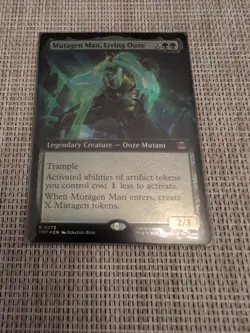 x1 Mutagen Man, Living Ooze - Extended Art R MTG Teenage Mutant Ninja Turtles M/ - Image 1