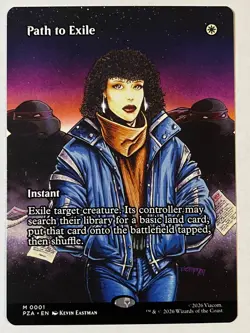 Path to Exile (Borderless) Teenage Mutant Ninja Turtles Non-Foil MTG NM - Image 1