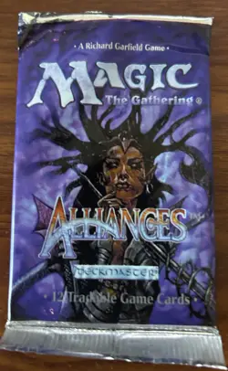 1996 MTG Wizards of the Coast Alliance Booster Pack NIP Sealed Free Shipping - Image 1