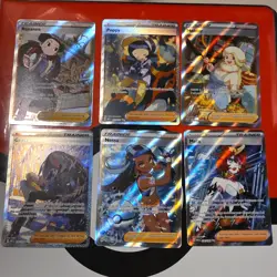 Pokemon Trainer Supporter Holo Card Lot 6xcards Roxanne Poppy Melony Geeta Nessa - Image 1