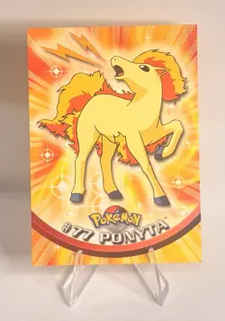 Topps Pokemon Ponyta 77 TV Animation Edition Common Regular Fire English 1999 NM - Image 1