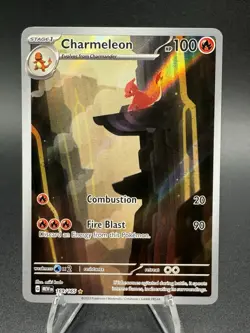 Pokemon TCG SV 151 Charmeleon 169/165 Illustration Rare Near Mint - Image 1