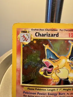 Charizard 4/130 Holographic DMG Condition - Pokemon Base Set 2 - Image 4