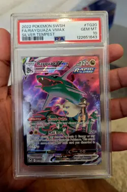 Pokemon Rayquaza VMAX TG20/TG30 Silver Tempest Trainer Gallery GEM MT PSA 10 - Image 1