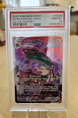 Pokemon Rayquaza VMAX TG20/TG30 Silver Tempest Trainer Gallery GEM MT PSA 10 - Image 2