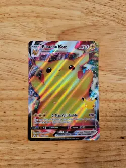 Pikachu VMAX Promo Holo SWSH062 Pokemon TCG M9293 - Image 1