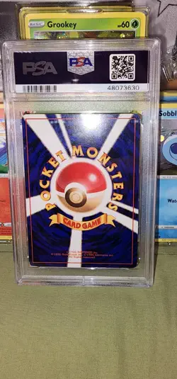 Pokemon TCG 1997 P.M. Japanese Rocket Rainbow Energy - Holo PSA 5 EX - Image 3