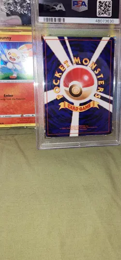 Pokemon TCG 1997 P.M. Japanese Rocket Rainbow Energy - Holo PSA 5 EX - Image 4