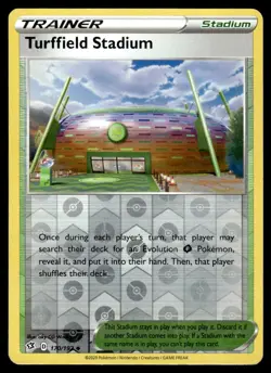 Turffield Stadium #170 - Uncommon Reverse HOLO - Pokemon Rebel Clash LP - Image 1