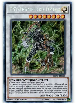 PSY-Framelord Omega - HSRD-EN035 - Secret Rare - 1st Edition NM Yugioh High-Spee - Image 1