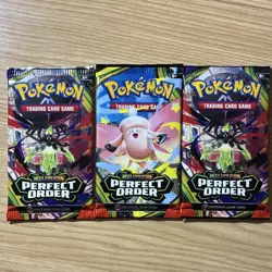 Pokemon Perfect Order 3 Booster Packs - Image 1