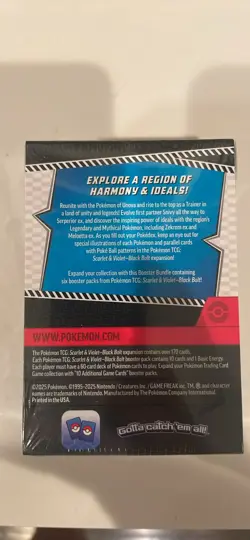 pokemon black bolt booster bundle Brand New Factory Sealed - Image 2