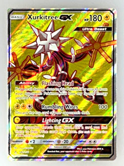 2018 Pokemon Xurkitree GX 142/156 Ultra Prism Full Art Ultra Rare LP/NM - Image 1
