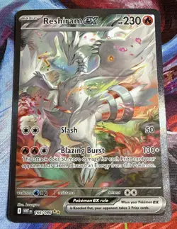 Reshiram ex 166/086 Special Illustration Rare Pokemon White Flare Alt Art NM - Image 1