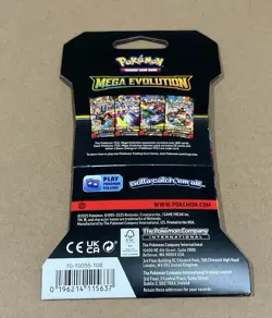 Pokemon TCG Mega Evolution Sleeved Booster Lot x 10 Packs Random Arts - Image 2