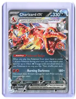 Charizard ex 125/197 Double Rare Obsidian Flames Pokemon Near Mint - Image 1