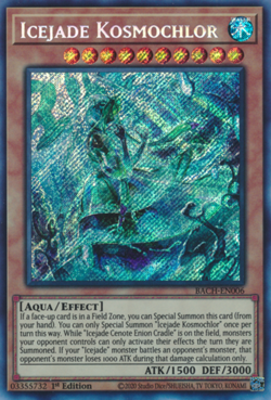 Icejade Kosmochlor - BACH-EN006 - Secret Rare - 1st Edition NM Yugioh Battle of - Image 1