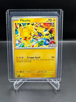 POKEMON! 2025 WORLD CHAMPIONSHIPS! PIKACHU! BLACK STAR PROMO! 225 - Image 1