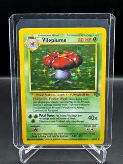 POKEMON! JUNGLE UNLIMITED! VILEPLUME! HOLO! 15/64 LP CONDITION! - Image 1