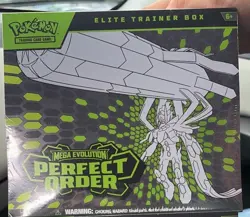 Pokemon Mega Evolution Perfect Order Elite Trainer Box Mega Zygarde Tyrunt - Image 1