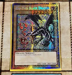 Starlight Rare Stamped Art Red-Eyes Black Dragon RA05-EN086 NM Yu-Gi-Oh TCG - Image 1
