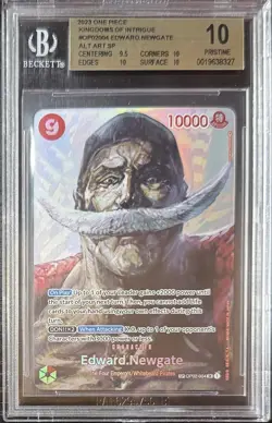 ONE PIECE KINGDOMS OF INTRIGUE EDWARD NEWGATE SP OP02 004 ALT BGS 10 PRISTINE - Image 1