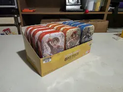 One Piece Card Game Tin Pack Set Vol.2 [TS-02] Display Box of 12 Sealed English - Image 1