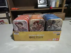One Piece Card Game Tin Pack Set Vol.2 [TS-02] Display Box of 12 Sealed English - Image 2