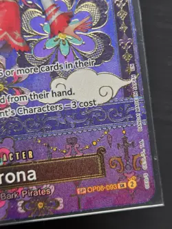 Bandai One Piece Card Game Perona Full Art Foil OP06-093 4 Cost 5000 Power - Image 3