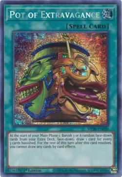 Pot of Extravagance - MP20-EN030 - Prismatic Secret Rare - 1st Edition NM Yugioh - Image 1