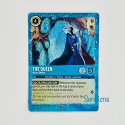 The Queen Mirror Seeker - Disney Lorcana Promo Cards 12/P3 Costco Glitter Foil - Image 1