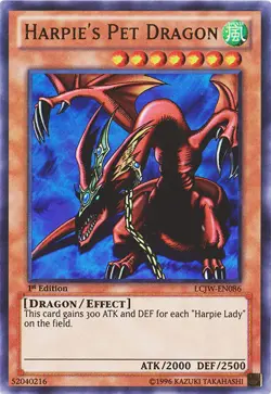 Harpie's Pet Dragon - LCJW-EN086 - Ultra Rare - 1st Edition NM Yugioh Legendary - Image 1