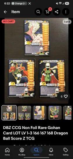 RESERVED DBZ CCG CARD LOT - Image 3