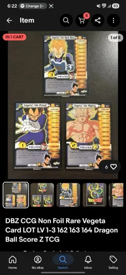 RESERVED DBZ CCG CARD LOT - Image 4