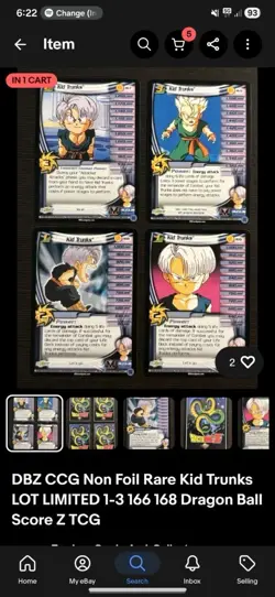 RESERVED DBZ CCG CARD LOT - Image 5
