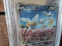 Pokemon Cards promo sr v beedrill gx vmax secret 161/189 ex graded art card b28 - Image 2
