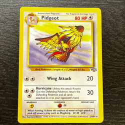 POKEMON TCG - ENGLISH JUNGLE SET PIDGEOT 24/64 NON HOLO RARE CARD LP MP - Image 1