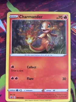 Charmander SWSH092 SWSH: Sword & Shield Promo Cards Holo - Image 1