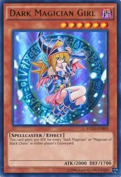 Dark Magician Girl - YGLD-ENB03 - Ultra Rare - Unlimited Edition NM Yugioh Yugi' - Image 1