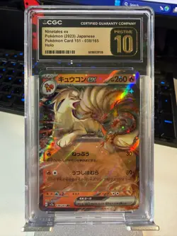 Ninetales EX 038/165 Sv2a: Pokemon Card 151 Holo (Japanese) - Image 1