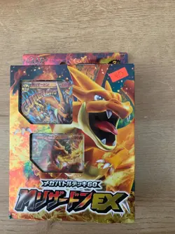 Sealed Pokemon Official Card Mega Deck 60 M Charizard EX Japanese Deck RARE - Image 1
