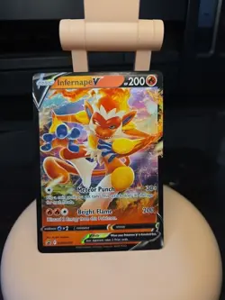 Infernape V SWSH252 SWSH: Sword & Shield Promo Cards Holo - Image 1