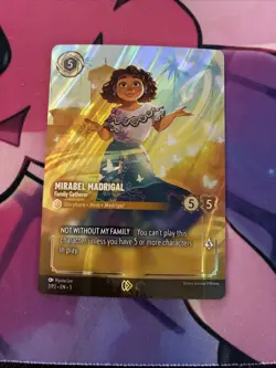 Mirabel Madrigal Family Gatherer Lorcana Enchanted Store Championship Card 7/P2 - Image 1