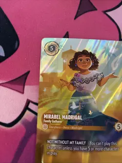 Mirabel Madrigal Family Gatherer Lorcana Enchanted Store Championship Card 7/P2 - Image 2